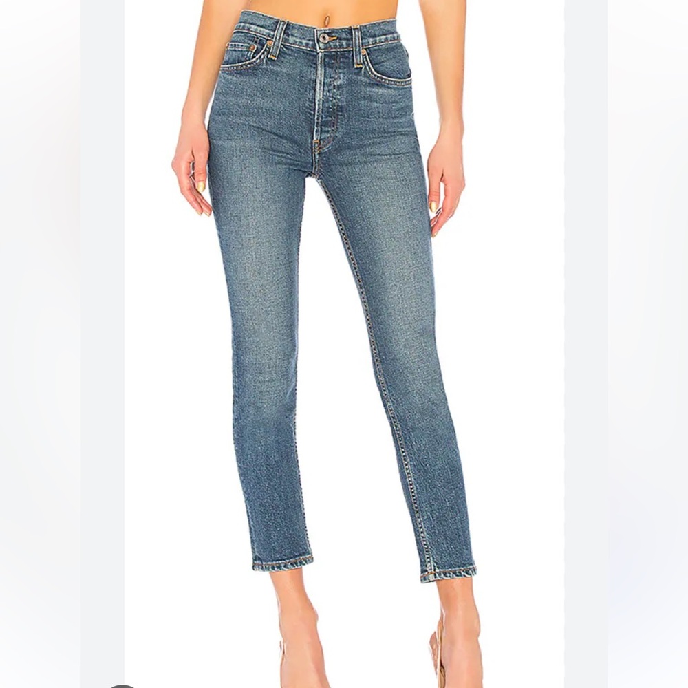 RE/DONE Originals High Rise Ankle Crop Mid‎ 70's 28